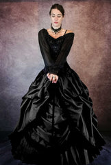 The Black Widow - Gothic Bridal Ensemble - Made to measure - Plus Size Friendly