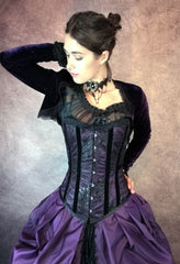 Victorian Purple Bridal Ensemble - The Majestica Ensemble - Made to measure