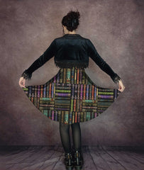 Vintage Books Dress - Dark Academia Literary Dress - Librarian Costume