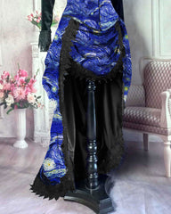 Van Gogh Starry Night Corset and Bustle Gown - Made to Measure, Plus Size Friendly