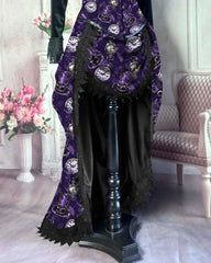Purple Quirky Steampunk Top Hats and Pocket Watches - Victorian Corset Gown
