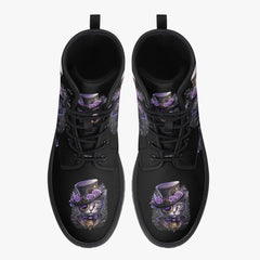 Steampunk purple cat boots (JPREGSAI3)