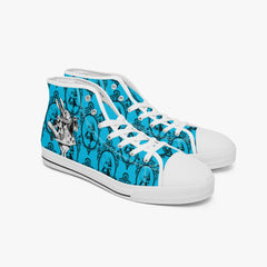 Alice in Wonderland Turquoise White Rabbit Sneakers (JPSNTABS)