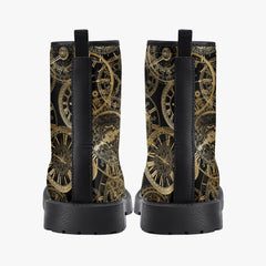 Steampunk Clock Combat Boots (JPREGSTEAM41)
