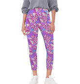 Cheshire Cat leggings - Alice in Wonderland High Waisted Leggings with Pockets