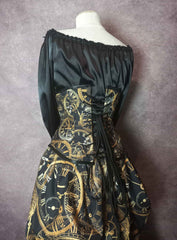 Golden Clocks Steampunk Corset Ensemble - Steampunk Costume