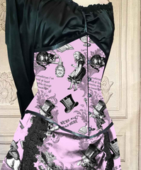 Pink Alice in Wonderland Victorian Corset Gown - Made to Measure