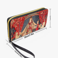 The Lady and the Unicorn - Mon Seul Desir Zipper Wallet - Gift for Art Lover (JPLUNIW)