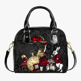 Alice in Wonderland Red and Gold Gothic Purse (JP83)