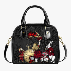 Alice in Wonderland Red and Gold Gothic Purse (JP83)