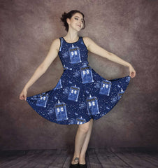 Doctor Who Tardis Dress - Convention Dress - Plus Size Friendly