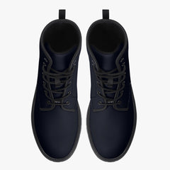 Dark Navy Blue Combat Boots (JPNAV2)