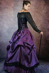 Victorian Purple Bridal Ensemble - The Majestica Ensemble - Made to measure