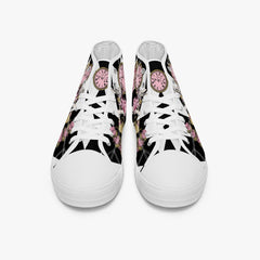 Alice in Wonderland Pink and White Mad Hatter Sneakers (JP4001)