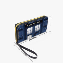 Tardis Zipper Wrist Wallet - Doctor Who Gift