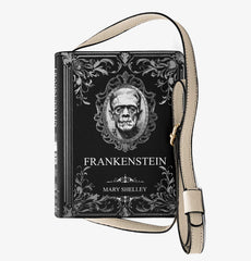 Frankenstein Book Shoulder Purse - Mary Shelley Book Bag