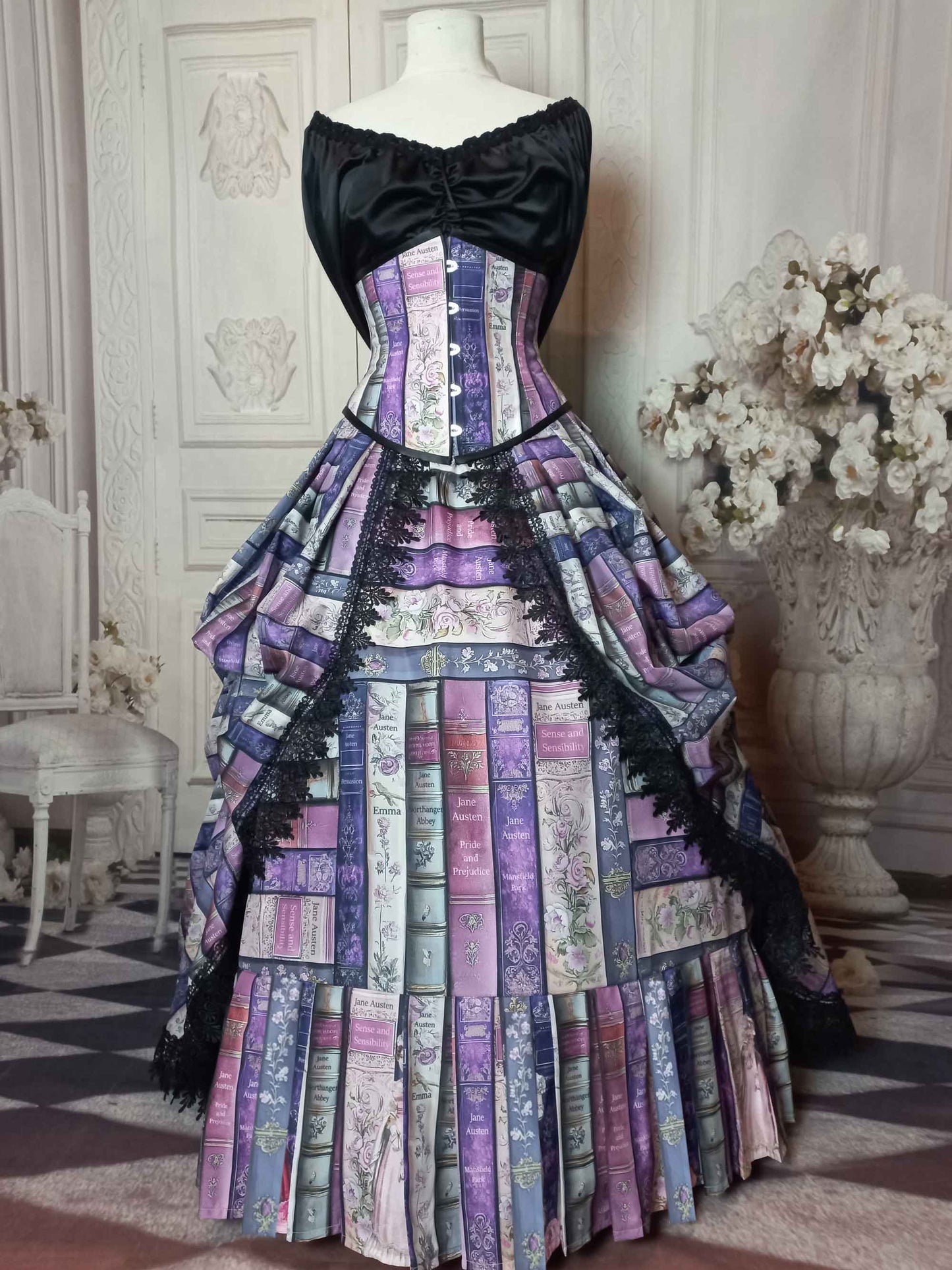 Jane Austen Novels Corset Gown - Made to Measure, Plus Size Friendly