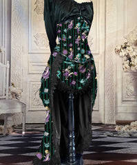 Green Alice in Wonderland Victorian Corset Gown - Made to Measure