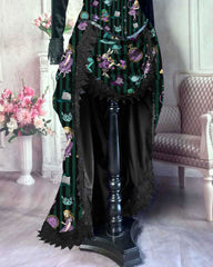 Green Alice in Wonderland Victorian Corset Gown - Made to Measure