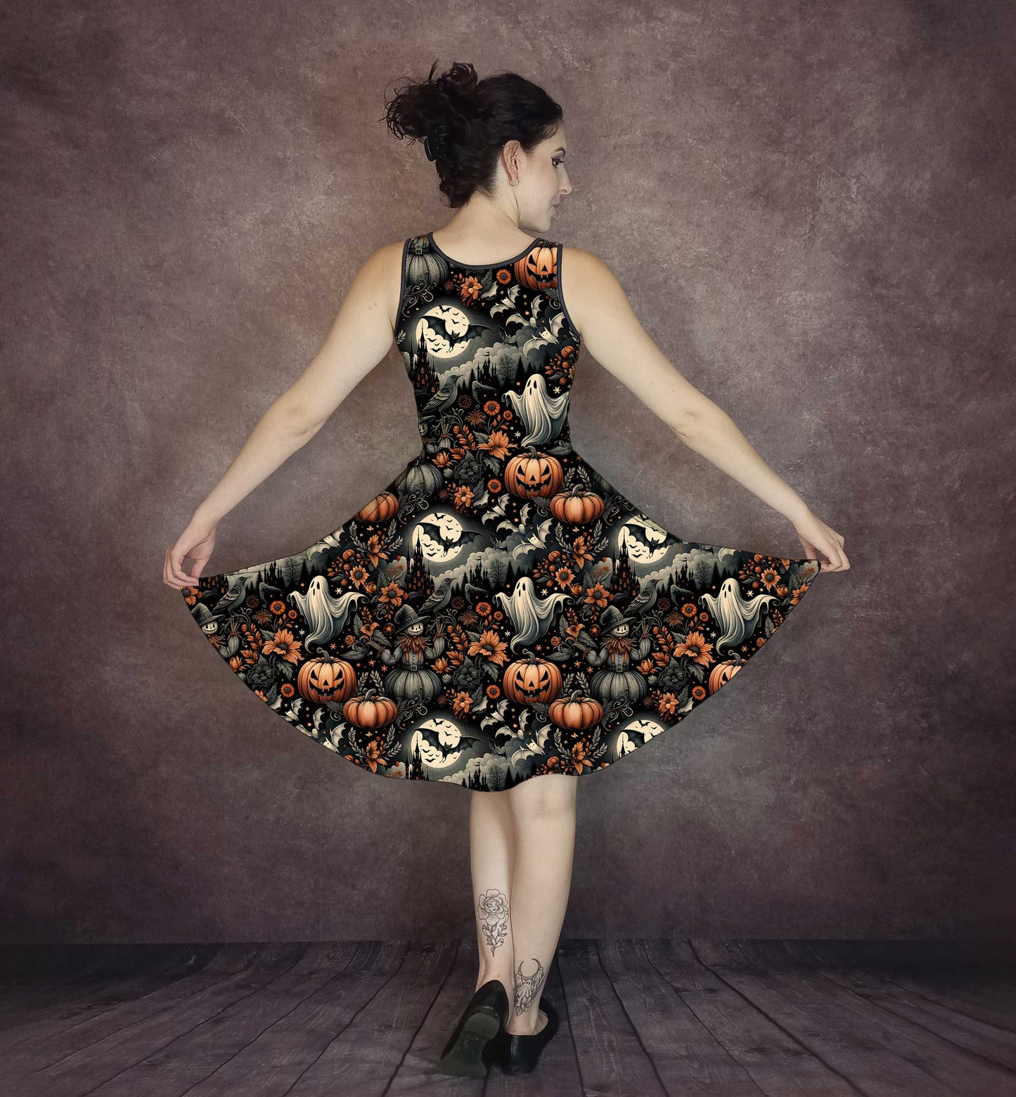 Halloween Spooky Dress - Fun Gothic Party Dress