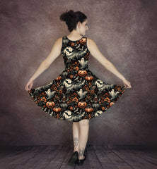 Halloween Spooky Dress - Fun Gothic Party Dress