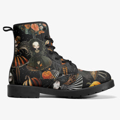 Spooky Halloween Dolls Combat Boots - Fun Gothic Boots.