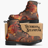 Hot Air Balloon Steampunk lace up Boots