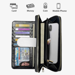 Sherlock Holmes Long Zipper Wallet - Gift for Sherlock Fans (JPSHERP)