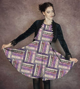 Jane Austen Fun Party Dress - Librarian Dress - Plus Size Friendly