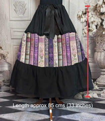 Jane Austen Full Skirt - Longer Tea Length - Jane Austen Novels - Plus Size Adustable