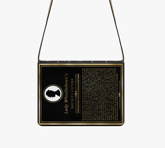 Lady Whistledown's Society Papers Book Purse - Black Bridgerton Book Bag