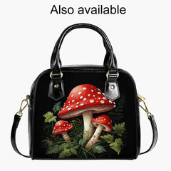 Mushroom Core Toadstool Wrist Wallet - Zippered Purse (JPCWMUSH1)