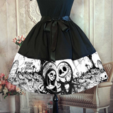 Nightmare Before Christmas 50's Style Rockabilly Skirt