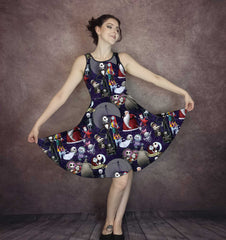 Nightmare B4 Christmas Dress - Fun Halloween Dress - Plus Size Friendly