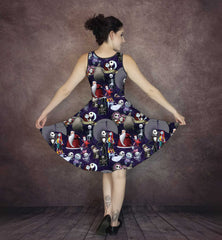 Nightmare B4 Christmas Dress - Fun Halloween Dress - Plus Size Friendly