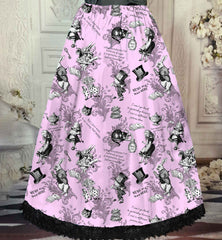 Pink Alice in Wonderland Victorian Corset Gown - Made to Measure