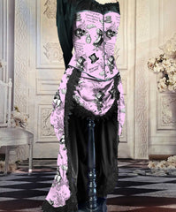 Pink Alice in Wonderland Victorian Corset Gown - Made to Measure