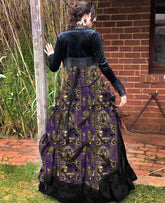 Purple Steampunk Gothic Victorian Bustle Ensemble