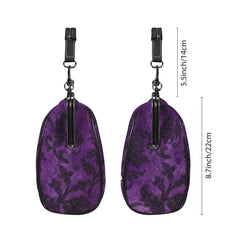 Alice in Wonderland Kisslock Purse – Vintage Style Purple Handbag