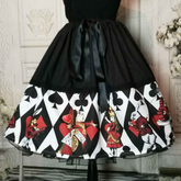 Alice in Wonderland Queen of Hearts Full Skirt - Alice Cosplay Costume
