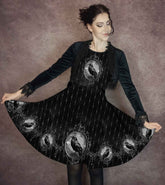 Raven Gothic Dress - Nevermore Dress - Plus Size Friendly