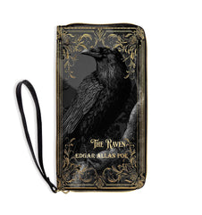The Raven Zipper Wallet - Gothic Literature Purse