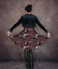 The Raven and Vintage Books Gothic Dress - Nevermore Plus Size Friendly Dress