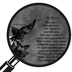 The Raven Automatic Umbrella - Edgar Allan Poe- The Raven Tribute