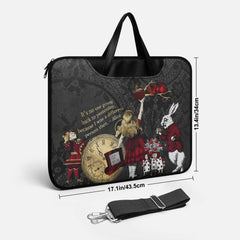 Alice in Wonderland 16 inch Laptop Bag - Gothic Alice Computer Bag (JPRGLAP)