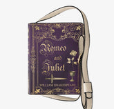 Shakespeare Romeo and Juliet Book Purse - William Shakespeare Shoulder Bag