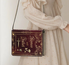Shakespeare Romeo and Juliet Book Purse - William Shakespeare Shoulder Bag