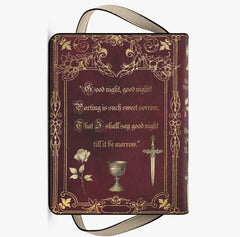 Shakespeare Romeo and Juliet Book Purse - William Shakespeare Shoulder Bag