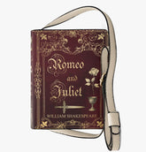 Shakespeare Romeo and Juliet Book Purse - William Shakespeare Shoulder Bag