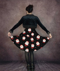 Santa Christmas Dress - Black Plus Size Christmas Dress